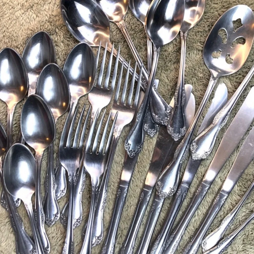 Oneida Silverware Roger Deluxe Amadeus Japan Set of 19